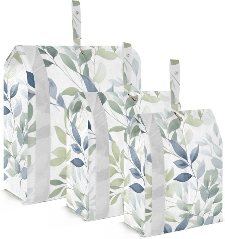 Watercolor Leaves Branches Packing Cubes Review – Efficient Travel Organization