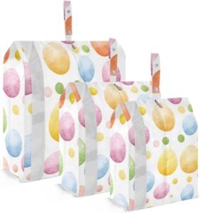 Easter Eggs Watercolor Packing Cubes: Efficient & Stylish Travel Organizers