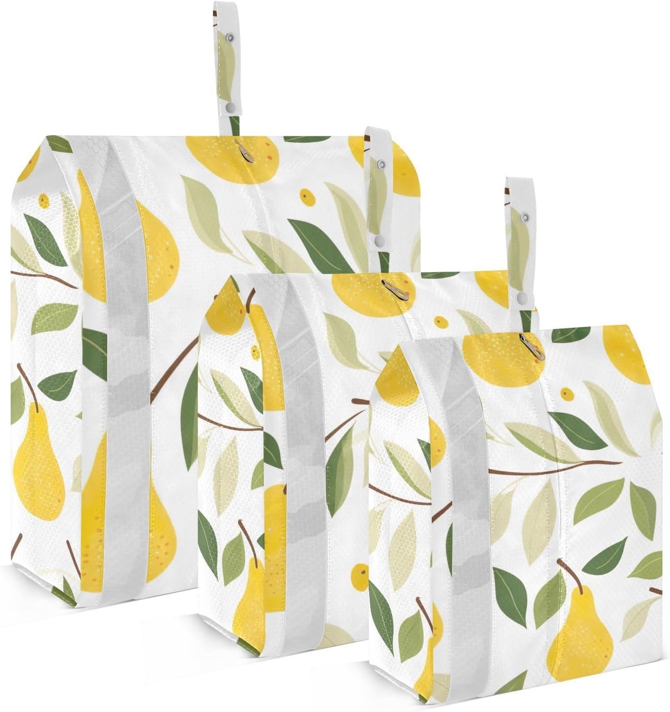 Yellow Pear Packing Cubes for Suitcases 3 Set Expandable Compression Luggage Packing Organizers for Carry on Suitcase Travel Accessories Luggage Organizer Bags Set
