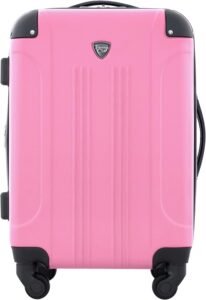 Travelers Club Chicago 20in Hot Pink Carry-On