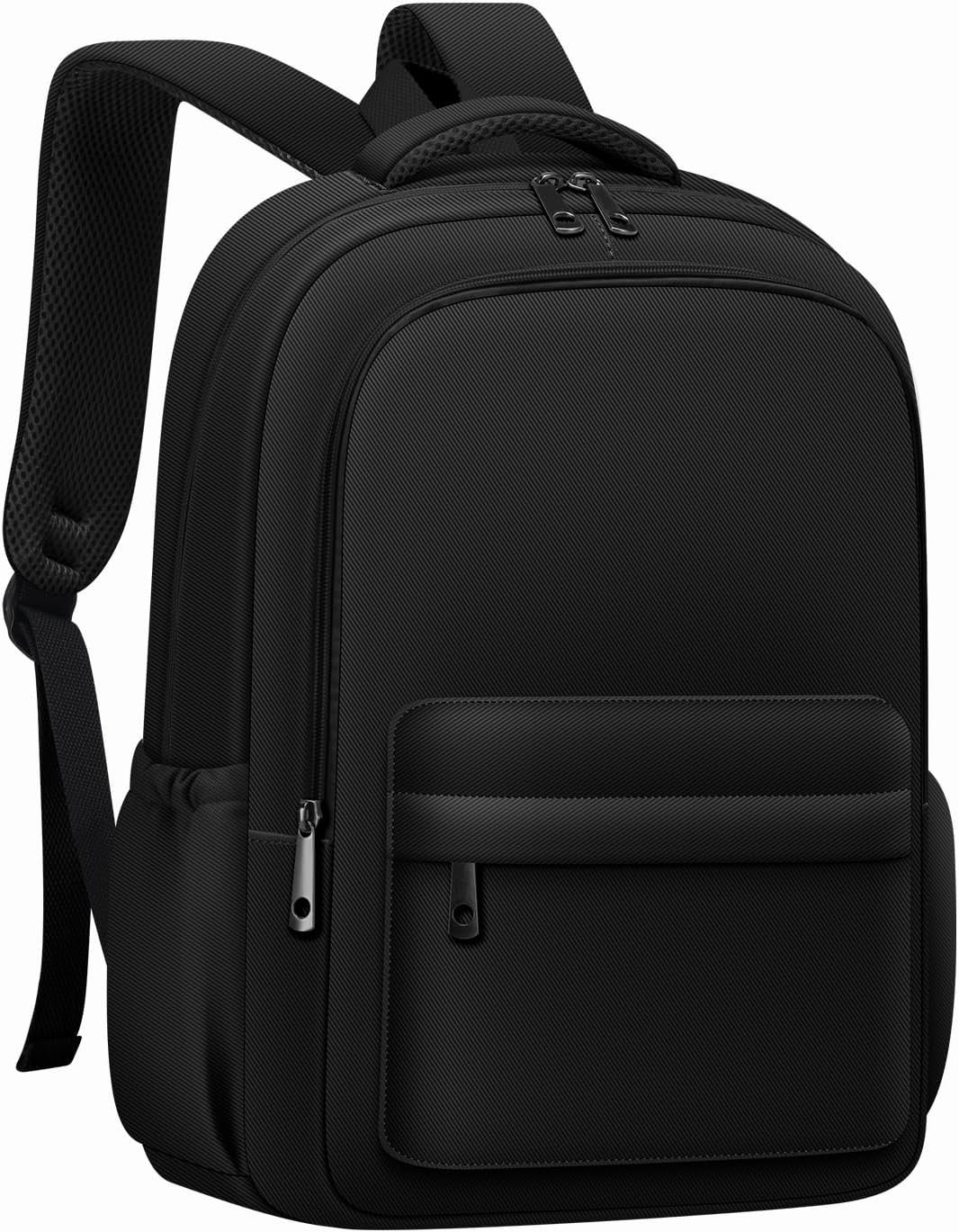 Aesthetic Cute Backpack for School Kids Bookbags Student Black Backpacks for Teen Girls Preppy Casual Middle School Bag