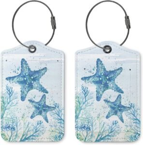 Cute Starfish Luggage Tags – Kids Travel Accessories