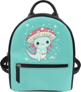 Axolotl Backpack for Kids – Cute Travel Bag