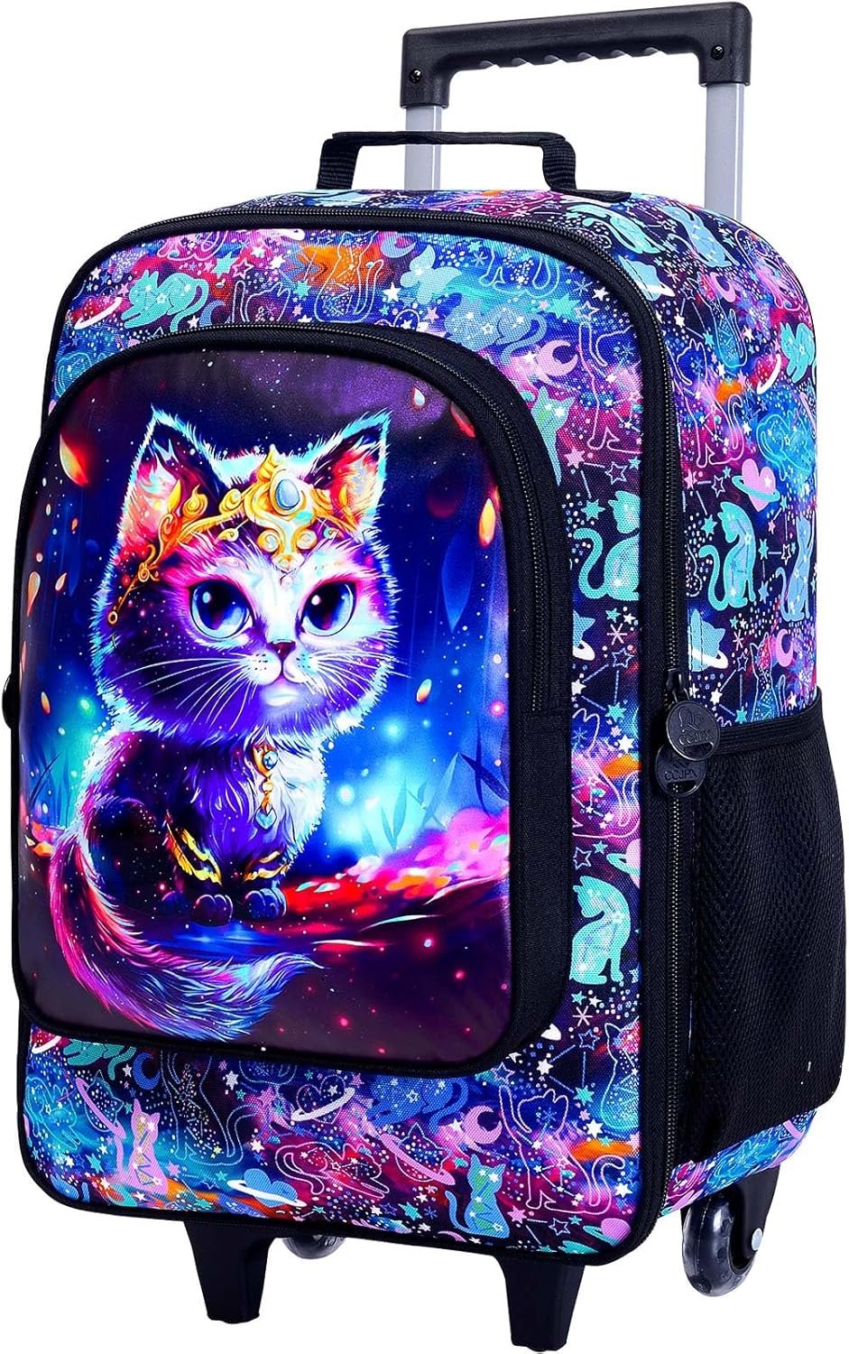 Kids Luggage for Boys and Girls, Cute Dinosaur Unicorn Rolling Wheels Suitcase for Toddler Children