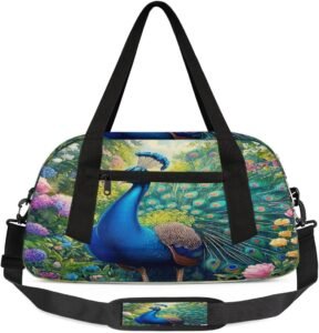 Kids Travel Duffle Bag | Peacock Bloom
