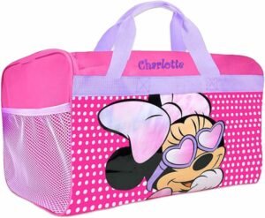 Minnie Mouse Travel Duffel – Personalized | Kids Travel Bag