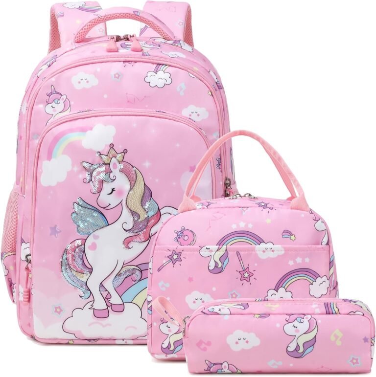 Unicorn Backpack Set for Girls | Kids Travel Gear
