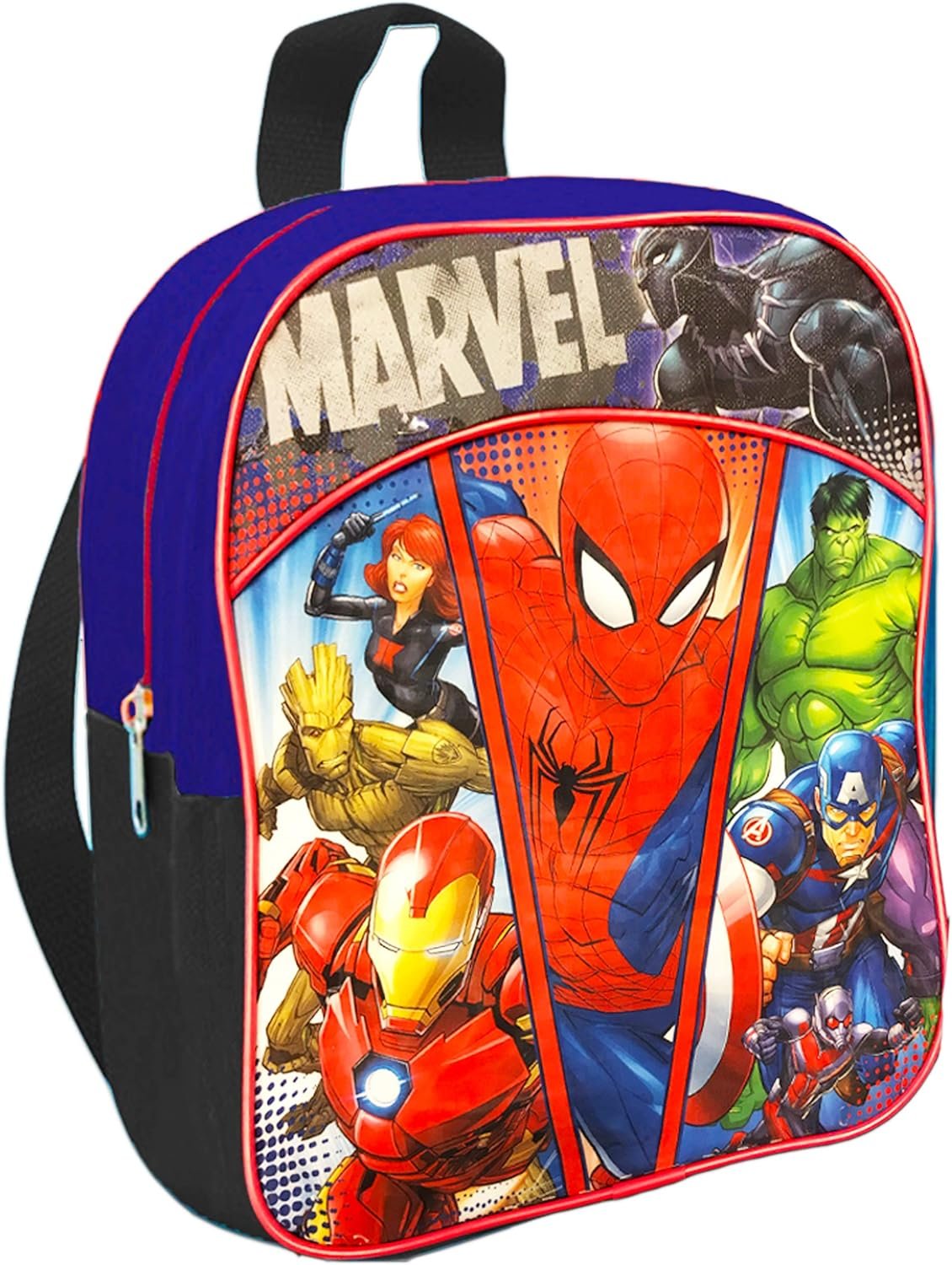 Marvel Avengers 11” Mini Toddler Preschool Backpack Bundle with Spiderman, Iron Man, Captain America and More