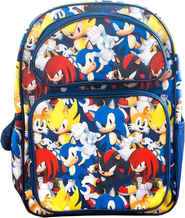 Sonic Hedgehog Backpack for Kids – Official Licensed Design