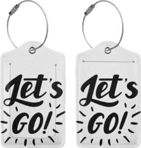 Stylish Luggage Tags for Travel | Zoeucpoo