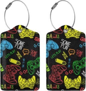 Gamepad Luggage Tags Review | Zoeucpoo – Family Travel