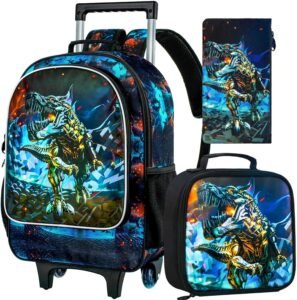 CCJPX Dinosaur Rolling Backpack Review