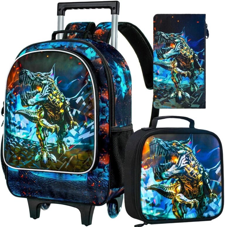 CCJPX Dinosaur Rolling Backpack Review
