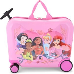Disney Princess Kids Luggage – Ride-On Suitcase