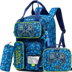 Boys School Backpack Set – 3-in-1 | Ages 5-12