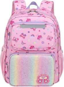Pink Butterfly Backpack for Girls | BrainyBees