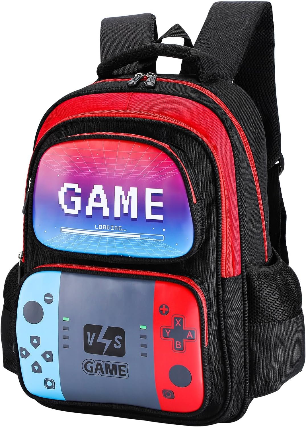 Bigmeta Large Capacity Kids Backpack for Boys - Aged 8-12 Back to School Gamer Bookbag for Elementary Middle School Teens Gifts