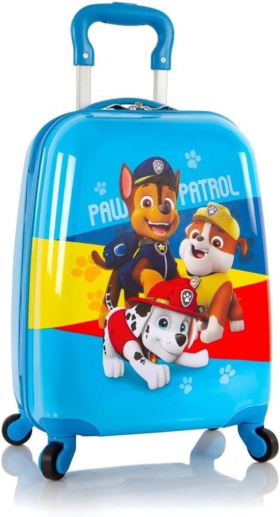 Heys Nickelodeon Paw Patrol 18-Inch Kids-Friendly, Lightweight, Durable Spinner Luggage with 4 Spinner Wheels and Telescopic Handle System