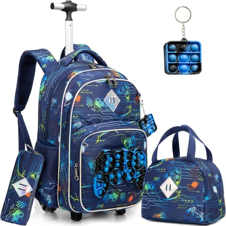 Kids Rolling Backpack | Travel Suitcase for Boys | Meetbelify
