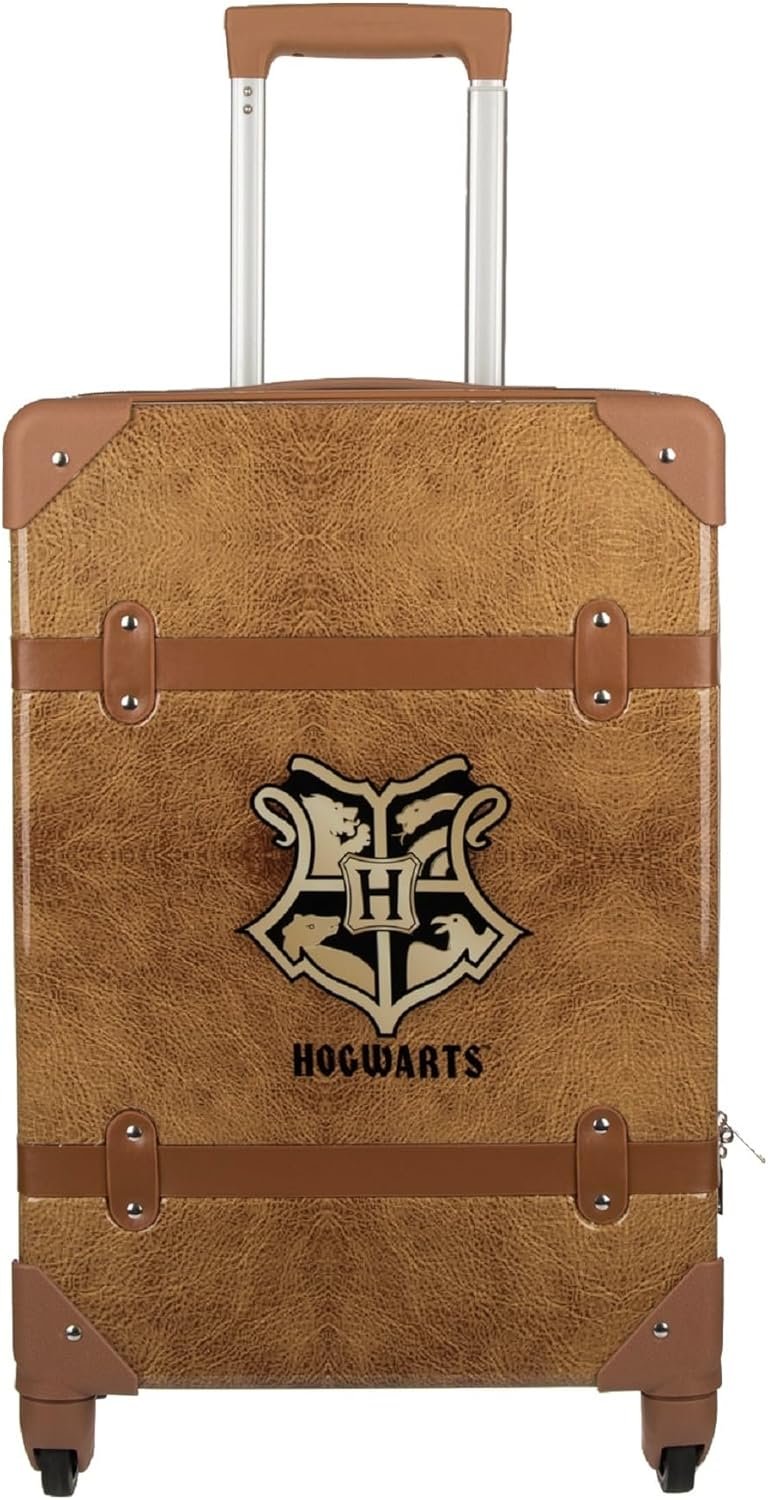 Harry Potter 20 ABS Trunk Carry-on 4-Wheel Brown Rolling Luggage