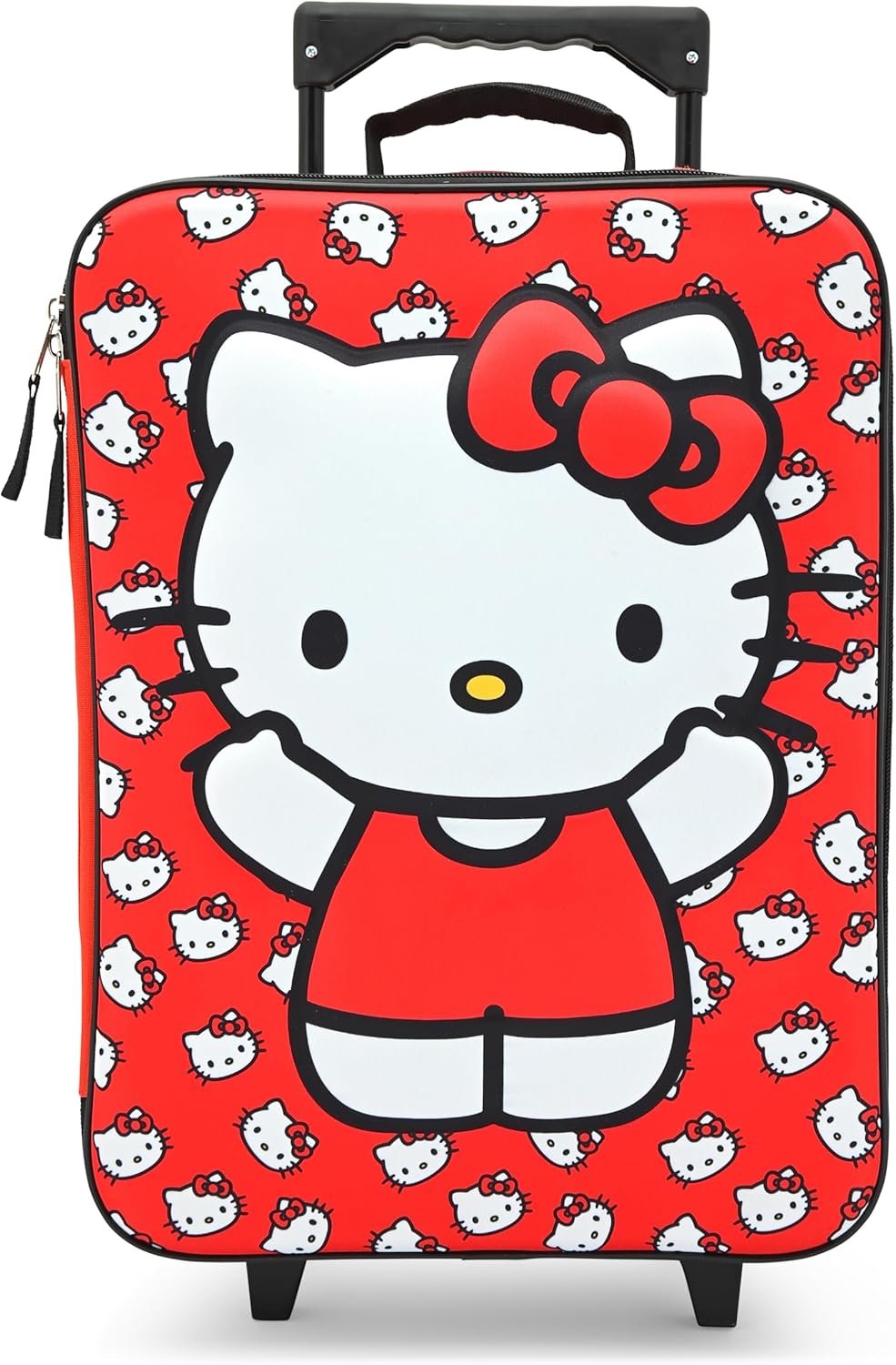Fast Forward Hello Kitty 16" Soft Luggage - Cute & Durable Carry-On Suitcase for Travel 16X12X5