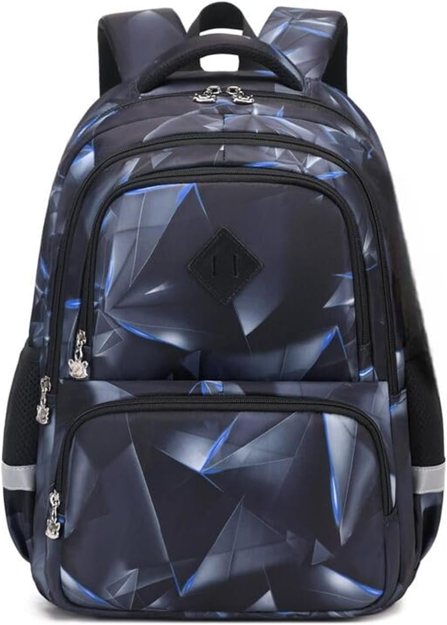 Cute Kids Backpack for Girls and Boys Lightweight School Bag for Preschool, Primary,Teenage & Elementary Students Bookbag for Kids Aged 3-12(17inch, Black)