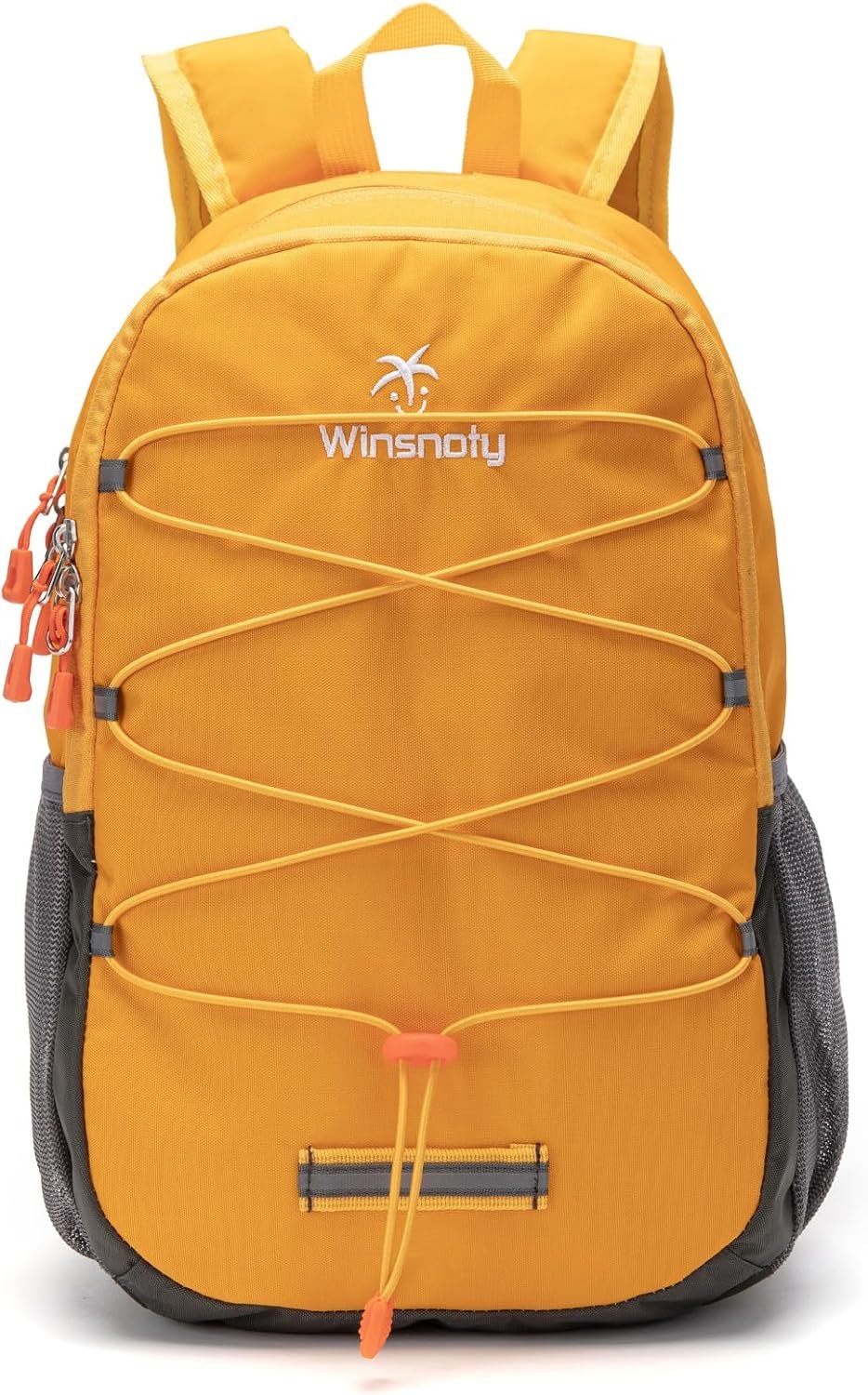 Small Hiking Backpack for Kids Boys or Girls, Ages 3-6, Fit Outdoor Sport Adventure (Yellow, Small)