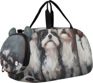 Kids Travel Duffel – Shih Tzu Design | Family Luggage