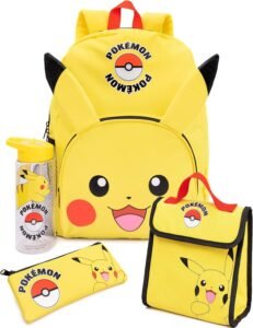 Pokémon Pikachu Kids 4-Piece School Backpack Set Review