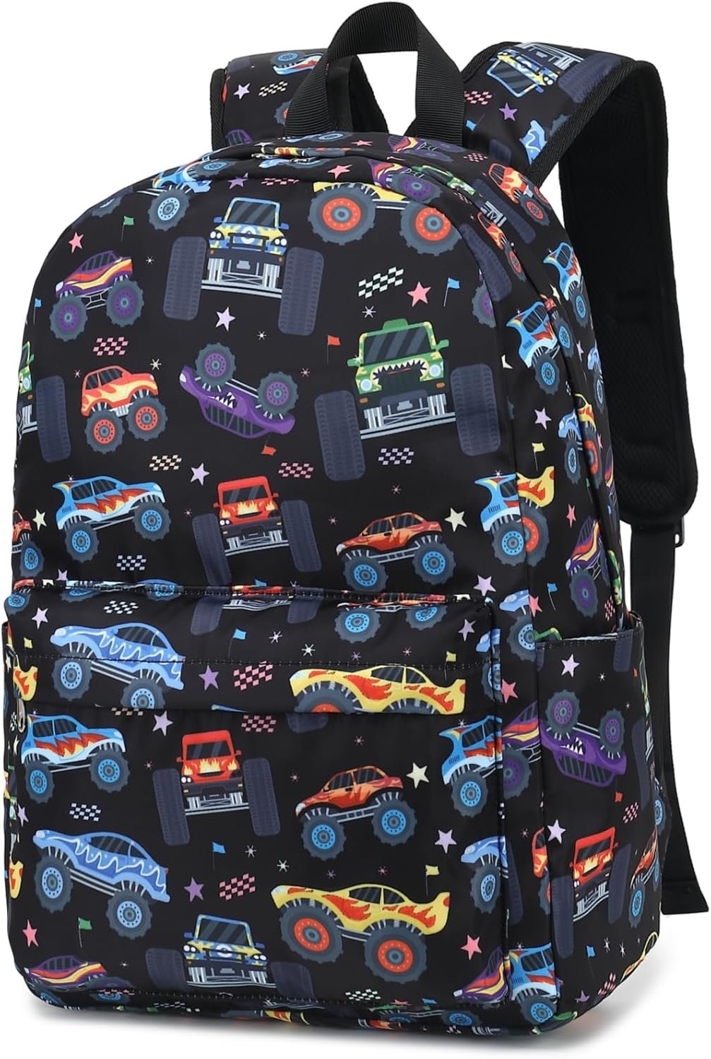 CAMTOP Kids Backpack for Boys, Preschool Toddler Backpack Kindergarten School Bookbag for Age 3-8(Monster Truck)
