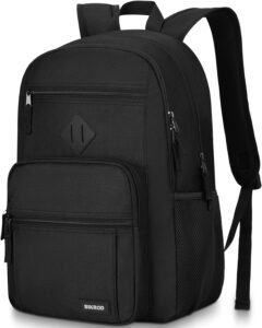BIKROD Black Backpack for Men and Women Laptop Bookbag Review