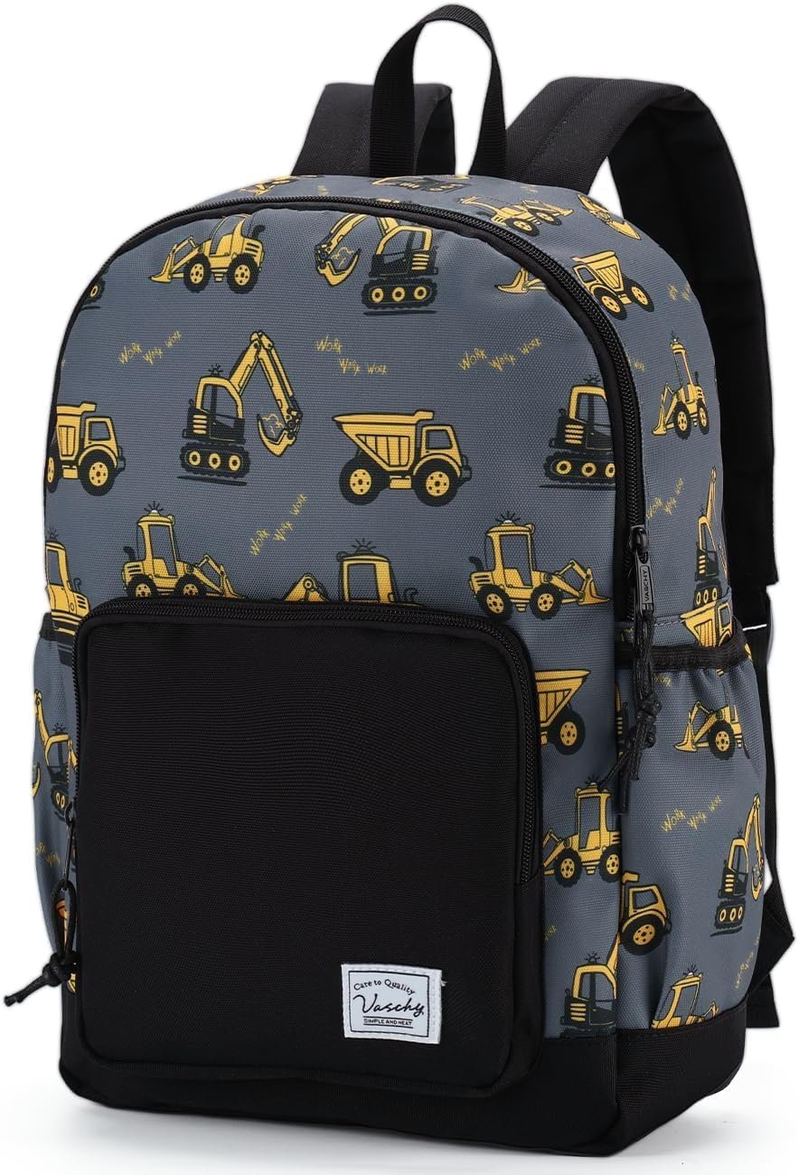 VASCHY Kids backpacks, Cute Lightweight Water Resistant Preschool Backpack for Boys and Girls Chest Strap | Cute