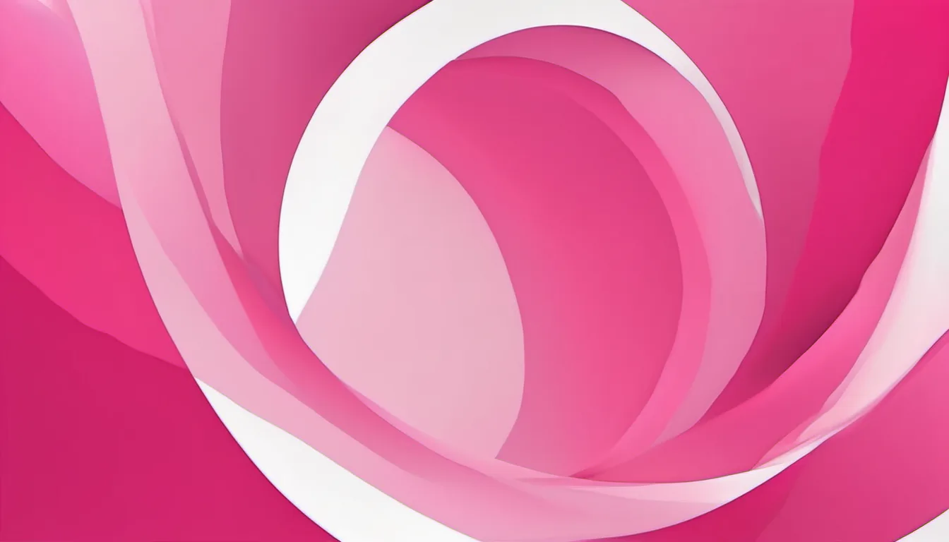 Abstract open frame illustration in deep pink and pale rose on white — decorative header for Contact Tiny Traveler Hub