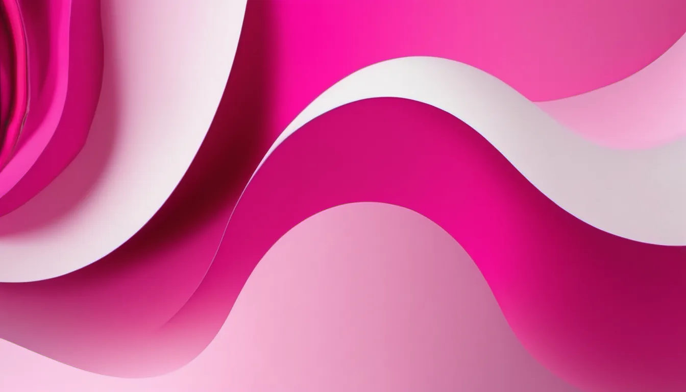 Abstract distribution curve illustration in deep pink and pale rose on white — decorative header for How Our Kids' Bag Reviews Are Written